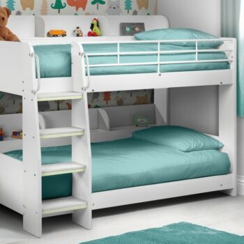 julian bowen wooden Domino Bunk Bed white-0