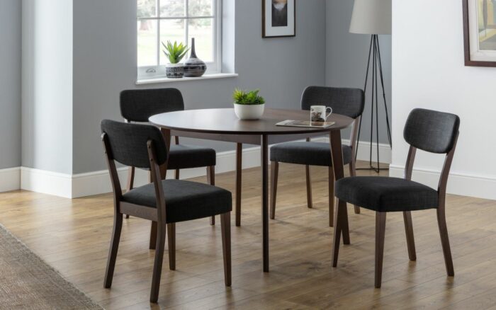 julian bowen Farringdon Dining Chair walnut-16239