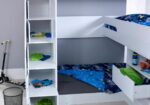 Flair Oscar Triple Bunk Bed with Storage-16827