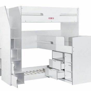 Flair Oscar Triple Bunk Bed with Storage-0