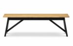 julian bowen Hockley Bench black/light oak-16267