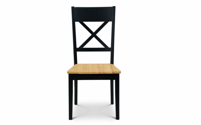 julian bowen Hockley Dining Chair black/light oak-16264