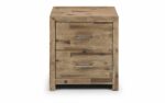 julian bowen Hoxton 2 Drawer Bedside Cabinet rustic oak-16272