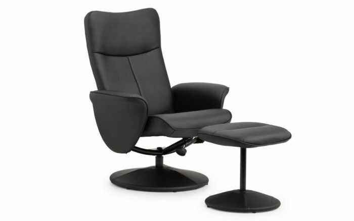 julian bowen Lugano Recliner & Stool-0