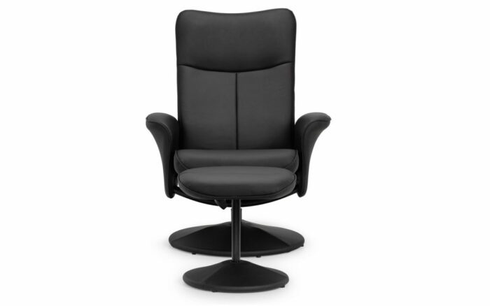 julian bowen Lugano Recliner & Stool-16294
