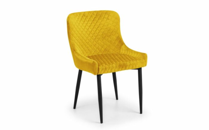julian bowen Luxe Velvet Dining Chair-25619