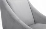 julian bowen Maison Slate Grey Velvet Chair-16306