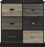 Dorel Mercer 6 Door Storage Cupboard - Multi Coloured-16375