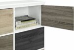 Dorel Mercer 6 Door Storage Cupboard - Multi Coloured-16372