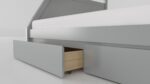 Flair Ollie Wooden Triple Bunk Bed in grey or white-16216