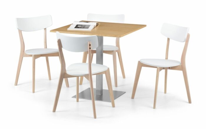 julian bowen Pisa Square Table - White-16359