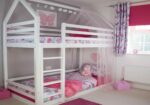 Flair Play House Grey or White Wooden Bunk Bed-16207