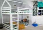 Flair Play House Grey or White Wooden Bunk Bed-16209