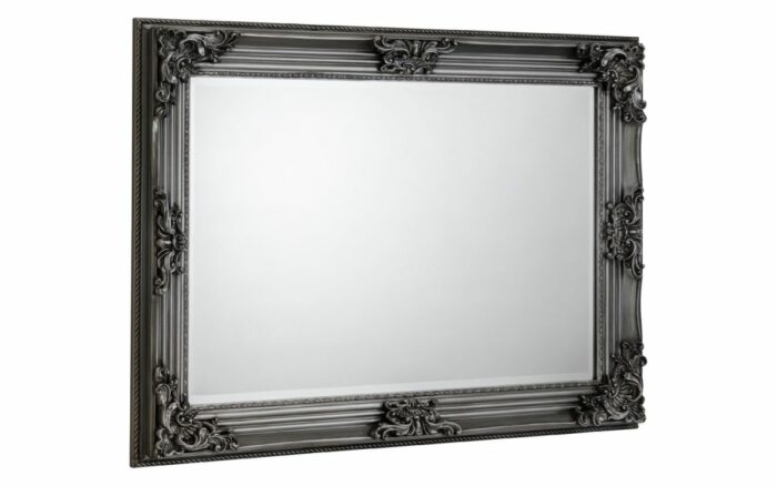 julian bowen Rococo Pewter Wall Mirror-0