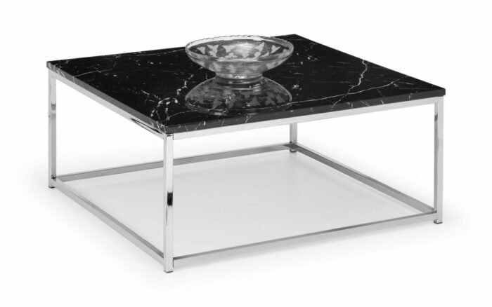 julian bowen Scala Black Marble Top Coffee Table-0