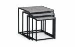 julian bowen Staten Nest of Tables Concrete Effect-0