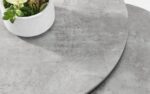 julian bowen Staten Round Nesting Coffee Table Concrete Effect-16581