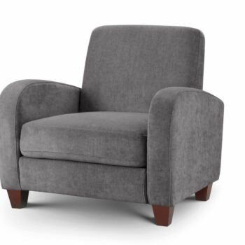 julian bowen Vivo Chair in Dusk Grey Chenille-0