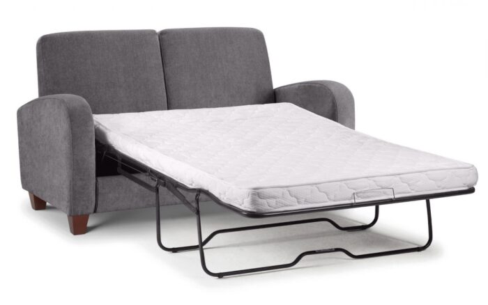 julian bowen Vivo Sofa Bed in Dusk Grey Chenille Fabric-0