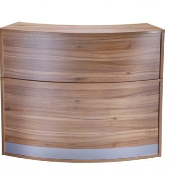 OI Modular High Reception Counter Black Walnut Light Oak White or Anthracite -0