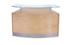OI Modular Low Reception Counter Black Walnut Light Oak White or Anthracite -18101