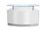 OI Modular Low Reception Counter Black Walnut Light Oak White or Anthracite -18105