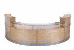 OI Modular High Reception Counter Black Walnut Light Oak White or Anthracite -18117