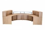 OI Modular High Reception Counter Black Walnut Light Oak White or Anthracite -18111