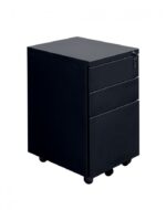 OI Value Metal Handle-less Pedestal White Silver or Black-0