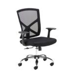 Dams Hale Mesh Back Operator Chair with Chrome Base-0