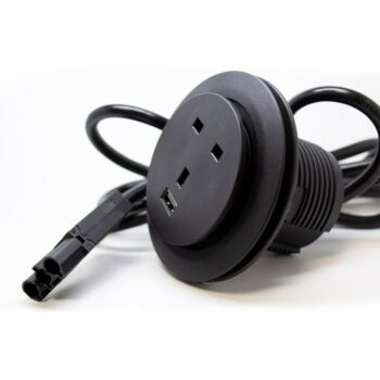 Dams Ion Multi Surface Power Module Black or White 1 x socket 1 x usb-0