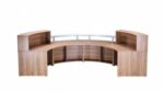 OI Modular High Reception Counter Black Walnut Light Oak White or Anthracite -18109