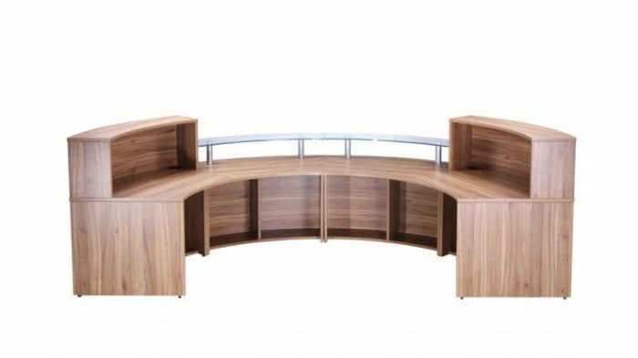 OI Modular High Reception Counter Black Walnut Light Oak White or Anthracite -18109