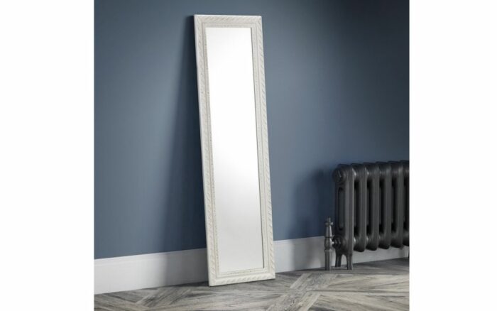 julian bowen Allegro White Dress Mirror-17597
