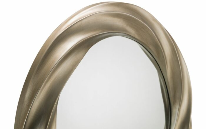 julian bowen Andante Round Mirror silver-17601