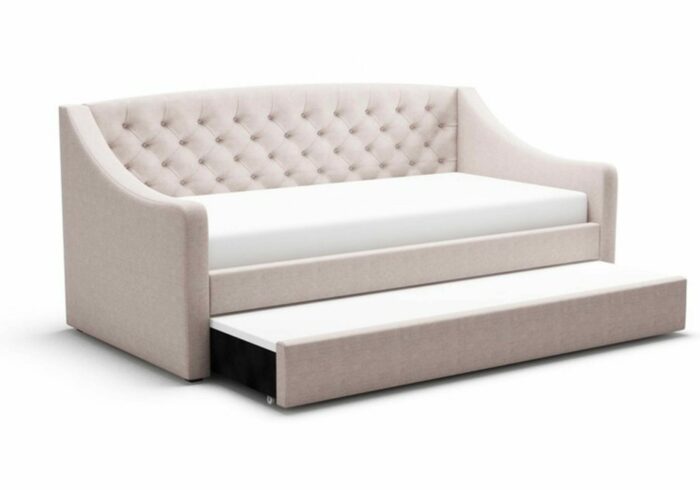 Flair Aurora Guest Daybed in Mink Fabric-0