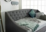 Flair Aurora Fabric Guest Daybed in Grey-17184