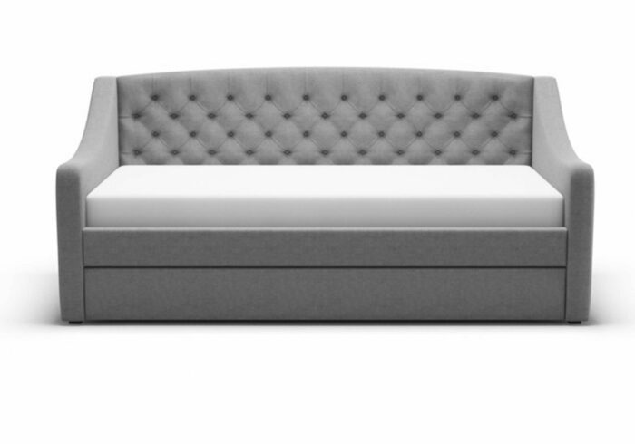 Flair Aurora Fabric Guest Daybed in Grey-17181