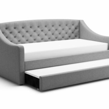 Flair Aurora Fabric Guest Daybed in Grey-0
