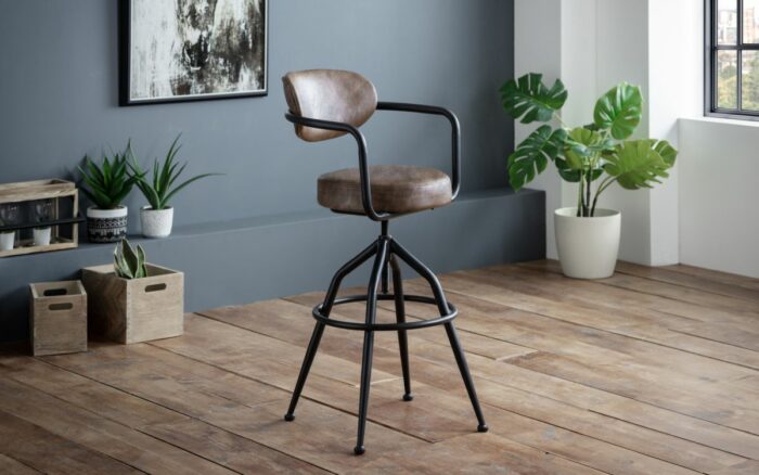 julian bowen Barbican Barstool mocha elm-17456