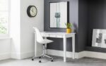 julian bowen Carrington Desk white Finish 2 Drawers-17748