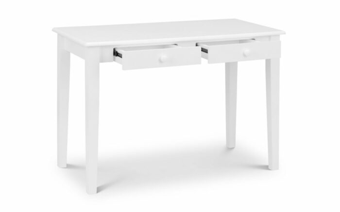 julian bowen Carrington Desk white Finish 2 Drawers-17749