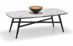 julian bowen Caruso Marble Effect Coffee Table white-0