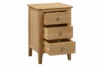 julian bowen Cotswold 3 Drawer Bedside pine-17245