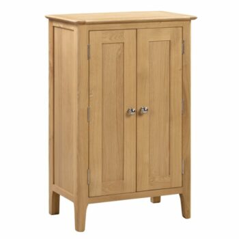 julian bowen Cotswold Shoe Cupboard oak-0