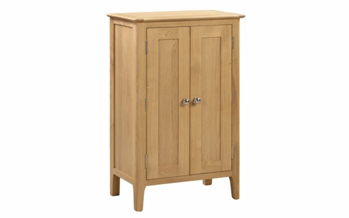 julian bowen Cotswold Shoe Cupboard oak-0
