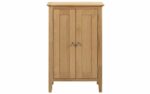 julian bowen Cotswold Shoe Cupboard oak-17439