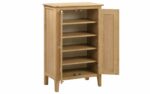 julian bowen Cotswold Shoe Cupboard oak-17438