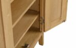 julian bowen Cotswold Shoe Cupboard oak-17437