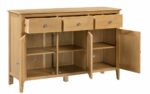julian bowen Cotswold Sideboard oak -17446